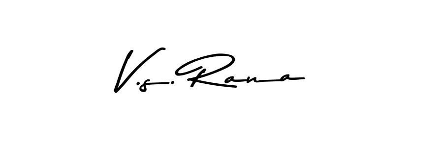 How to make V.s. Rana signature? Asem Kandis PERSONAL USE is a professional autograph style. Create handwritten signature for V.s. Rana name. V.s. Rana signature style 9 images and pictures png