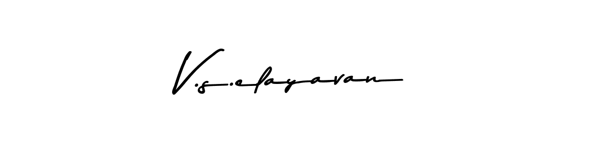 V.s.elayavan stylish signature style. Best Handwritten Sign (Asem Kandis PERSONAL USE) for my name. Handwritten Signature Collection Ideas for my name V.s.elayavan. V.s.elayavan signature style 9 images and pictures png