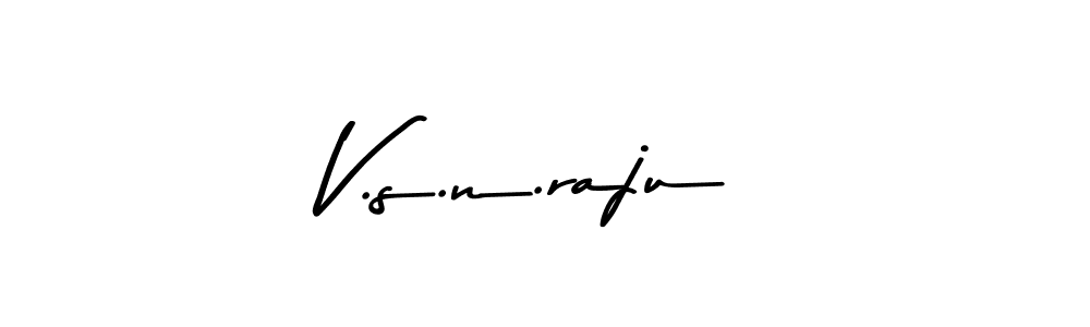 How to make V.s.n.raju signature? Asem Kandis PERSONAL USE is a professional autograph style. Create handwritten signature for V.s.n.raju name. V.s.n.raju signature style 9 images and pictures png