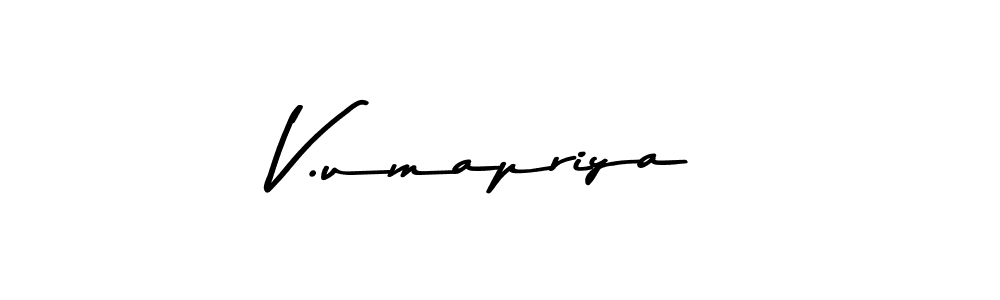 Also You can easily find your signature by using the search form. We will create V.umapriya name handwritten signature images for you free of cost using Asem Kandis PERSONAL USE sign style. V.umapriya signature style 9 images and pictures png