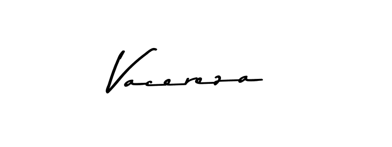 How to make Vacereza signature? Asem Kandis PERSONAL USE is a professional autograph style. Create handwritten signature for Vacereza name. Vacereza signature style 9 images and pictures png
