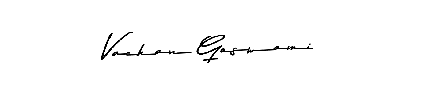 Also we have Vachan Goswami name is the best signature style. Create professional handwritten signature collection using Asem Kandis PERSONAL USE autograph style. Vachan Goswami signature style 9 images and pictures png