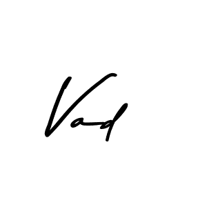 if you are searching for the best signature style for your name Vad. so please give up your signature search. here we have designed multiple signature styles  using Asem Kandis PERSONAL USE. Vad signature style 9 images and pictures png