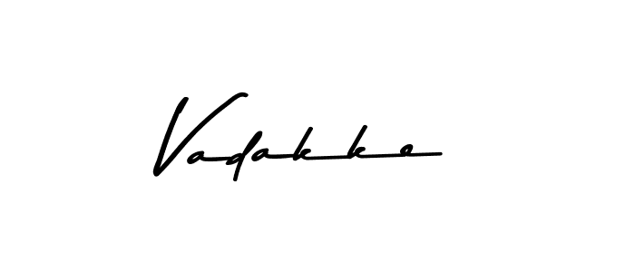 How to Draw Vadakke signature style? Asem Kandis PERSONAL USE is a latest design signature styles for name Vadakke. Vadakke signature style 9 images and pictures png