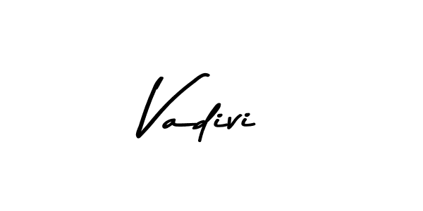 Make a beautiful signature design for name Vadivi. With this signature (Asem Kandis PERSONAL USE) style, you can create a handwritten signature for free. Vadivi signature style 9 images and pictures png