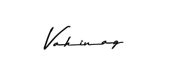 Use a signature maker to create a handwritten signature online. With this signature software, you can design (Asem Kandis PERSONAL USE) your own signature for name Vahinag. Vahinag signature style 9 images and pictures png