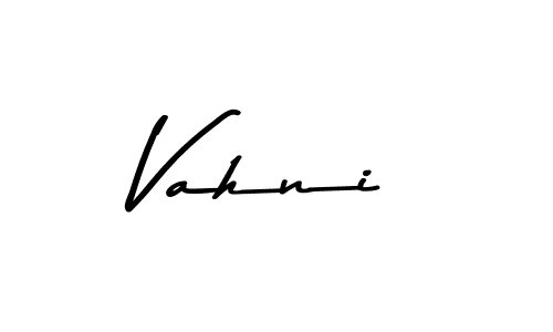 This is the best signature style for the Vahni name. Also you like these signature font (Asem Kandis PERSONAL USE). Mix name signature. Vahni signature style 9 images and pictures png