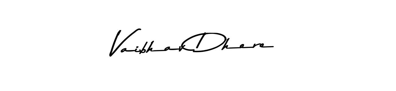 Here are the top 10 professional signature styles for the name Vaibhav Dhere. These are the best autograph styles you can use for your name. Vaibhav Dhere signature style 9 images and pictures png