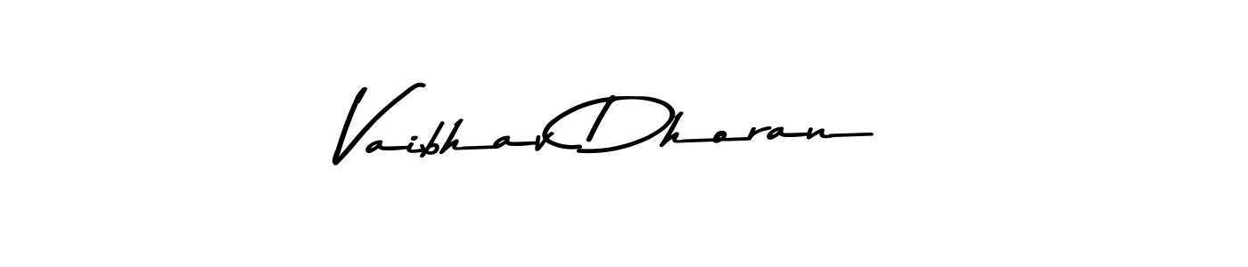 Create a beautiful signature design for name Vaibhav Dhoran. With this signature (Asem Kandis PERSONAL USE) fonts, you can make a handwritten signature for free. Vaibhav Dhoran signature style 9 images and pictures png