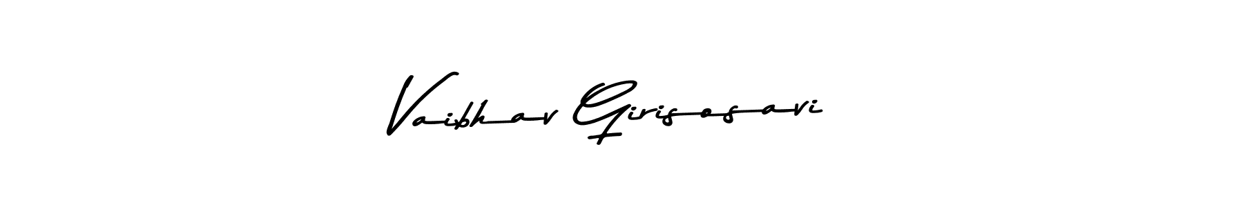 Similarly Asem Kandis PERSONAL USE is the best handwritten signature design. Signature creator online .You can use it as an online autograph creator for name Vaibhav Girisosavi. Vaibhav Girisosavi signature style 9 images and pictures png
