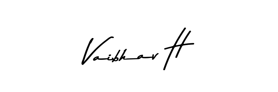 if you are searching for the best signature style for your name Vaibhav H. so please give up your signature search. here we have designed multiple signature styles  using Asem Kandis PERSONAL USE. Vaibhav H signature style 9 images and pictures png