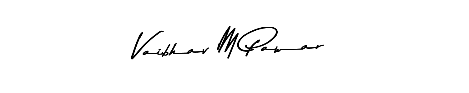 Here are the top 10 professional signature styles for the name Vaibhav M Pawar. These are the best autograph styles you can use for your name. Vaibhav M Pawar signature style 9 images and pictures png