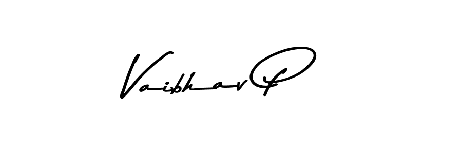 Design your own signature with our free online signature maker. With this signature software, you can create a handwritten (Asem Kandis PERSONAL USE) signature for name Vaibhav P. Vaibhav P signature style 9 images and pictures png
