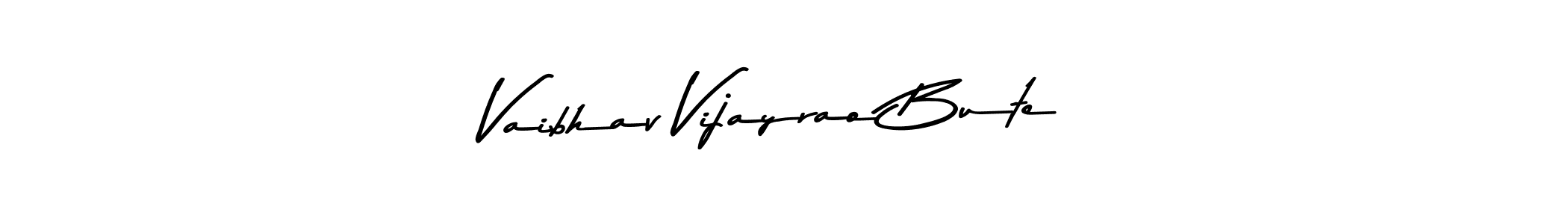 Vaibhav Vijayrao Bute stylish signature style. Best Handwritten Sign (Asem Kandis PERSONAL USE) for my name. Handwritten Signature Collection Ideas for my name Vaibhav Vijayrao Bute. Vaibhav Vijayrao Bute signature style 9 images and pictures png