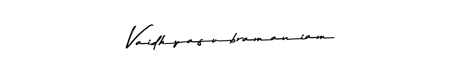 Similarly Asem Kandis PERSONAL USE is the best handwritten signature design. Signature creator online .You can use it as an online autograph creator for name Vaidhyasubramaniam. Vaidhyasubramaniam signature style 9 images and pictures png