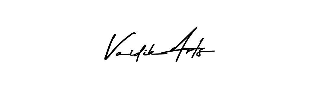 The best way (Asem Kandis PERSONAL USE) to make a short signature is to pick only two or three words in your name. The name Vaidik Arts include a total of six letters. For converting this name. Vaidik Arts signature style 9 images and pictures png