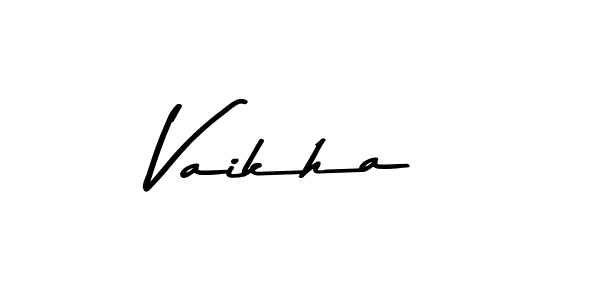 Design your own signature with our free online signature maker. With this signature software, you can create a handwritten (Asem Kandis PERSONAL USE) signature for name Vaikha. Vaikha signature style 9 images and pictures png