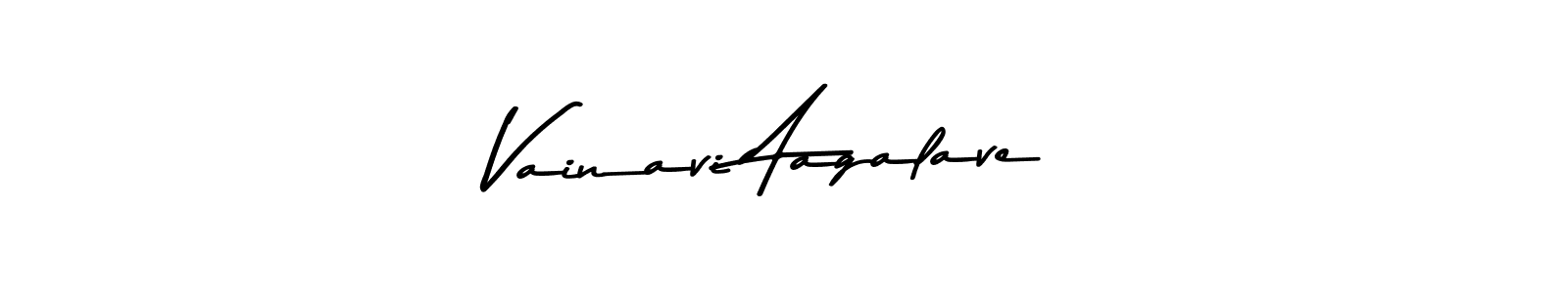 The best way (Asem Kandis PERSONAL USE) to make a short signature is to pick only two or three words in your name. The name Vainavi Aagalave include a total of six letters. For converting this name. Vainavi Aagalave signature style 9 images and pictures png