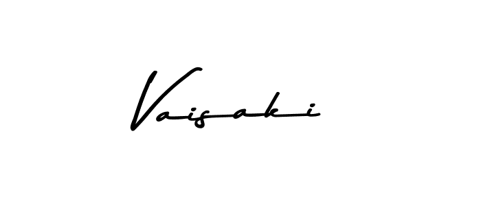 You should practise on your own different ways (Asem Kandis PERSONAL USE) to write your name (Vaisaki) in signature. don't let someone else do it for you. Vaisaki signature style 9 images and pictures png