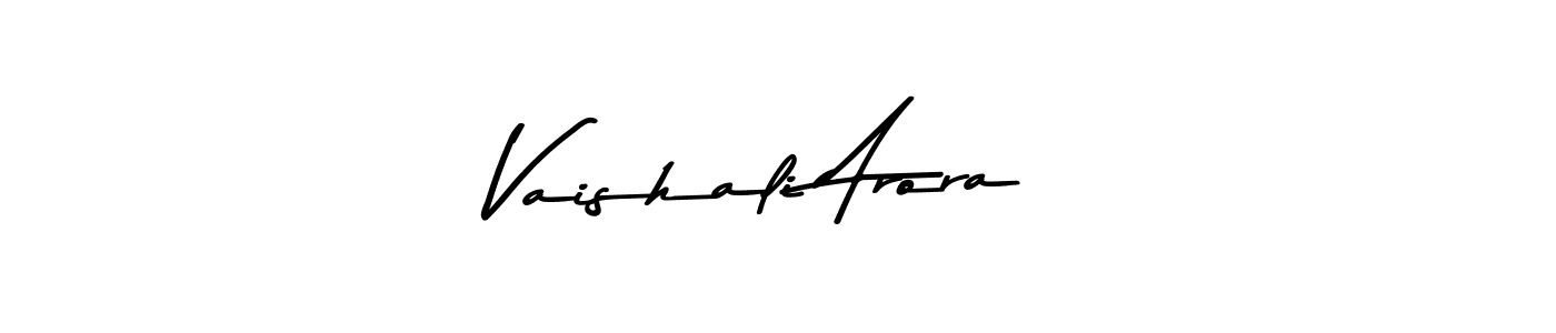 The best way (Asem Kandis PERSONAL USE) to make a short signature is to pick only two or three words in your name. The name Vaishali Arora include a total of six letters. For converting this name. Vaishali Arora signature style 9 images and pictures png