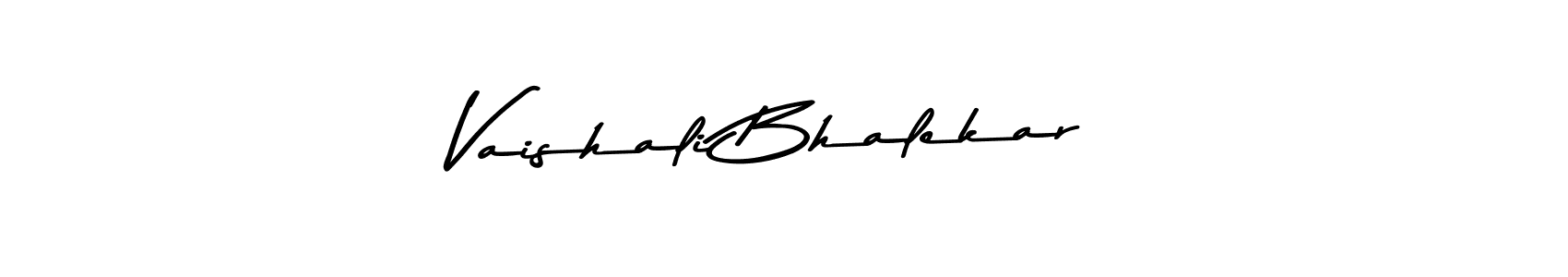 Asem Kandis PERSONAL USE is a professional signature style that is perfect for those who want to add a touch of class to their signature. It is also a great choice for those who want to make their signature more unique. Get Vaishali Bhalekar name to fancy signature for free. Vaishali Bhalekar signature style 9 images and pictures png