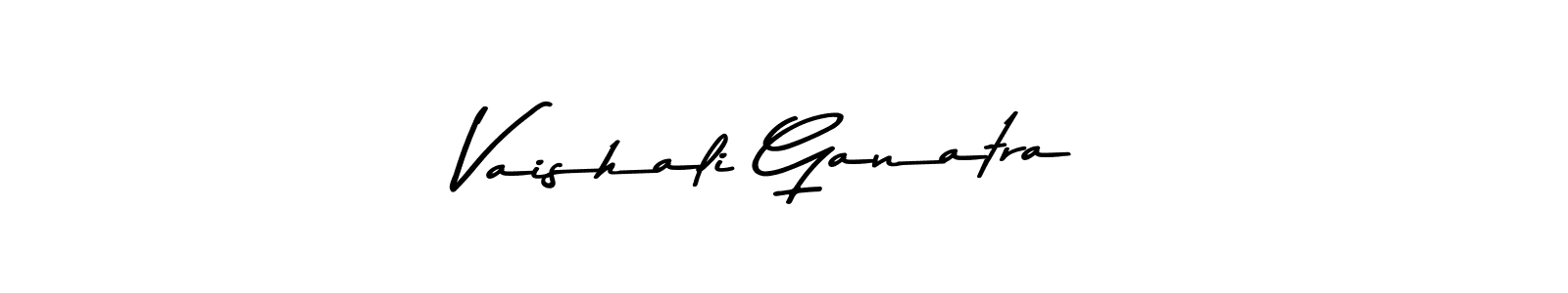 How to make Vaishali Ganatra signature? Asem Kandis PERSONAL USE is a professional autograph style. Create handwritten signature for Vaishali Ganatra name. Vaishali Ganatra signature style 9 images and pictures png