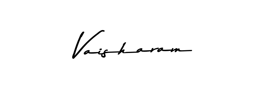 How to Draw Vaisharam signature style? Asem Kandis PERSONAL USE is a latest design signature styles for name Vaisharam. Vaisharam signature style 9 images and pictures png