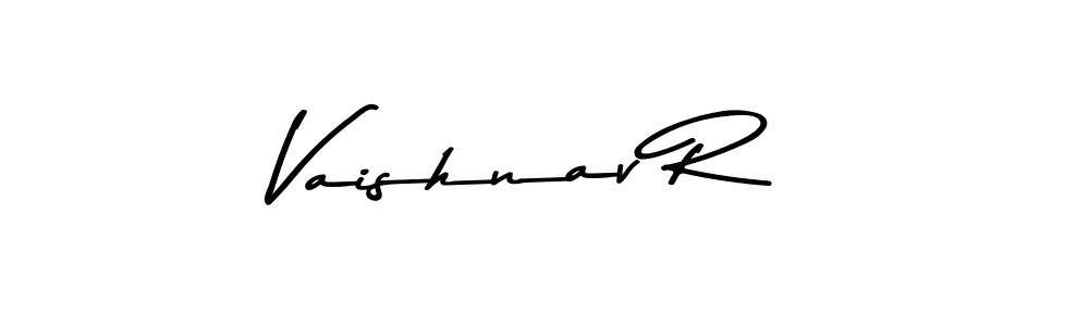 Make a beautiful signature design for name Vaishnav R. Use this online signature maker to create a handwritten signature for free. Vaishnav R signature style 9 images and pictures png