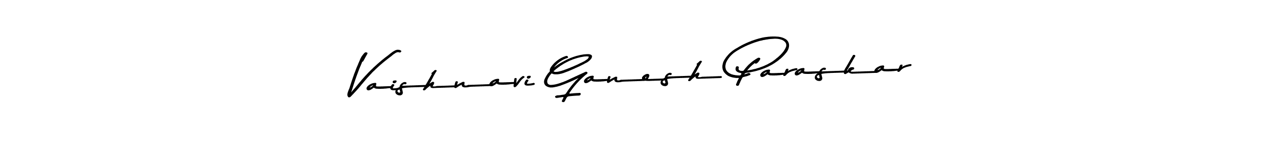 Asem Kandis PERSONAL USE is a professional signature style that is perfect for those who want to add a touch of class to their signature. It is also a great choice for those who want to make their signature more unique. Get Vaishnavi Ganesh Paraskar name to fancy signature for free. Vaishnavi Ganesh Paraskar signature style 9 images and pictures png
