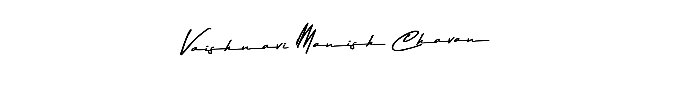 The best way (Asem Kandis PERSONAL USE) to make a short signature is to pick only two or three words in your name. The name Vaishnavi Manish Chavan include a total of six letters. For converting this name. Vaishnavi Manish Chavan signature style 9 images and pictures png