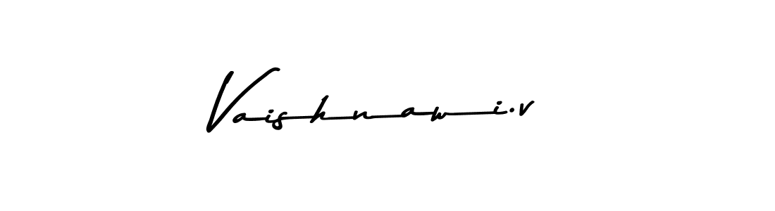 Use a signature maker to create a handwritten signature online. With this signature software, you can design (Asem Kandis PERSONAL USE) your own signature for name Vaishnawi.v. Vaishnawi.v signature style 9 images and pictures png