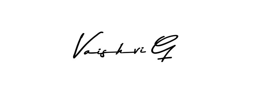 Also You can easily find your signature by using the search form. We will create Vaishvi G name handwritten signature images for you free of cost using Asem Kandis PERSONAL USE sign style. Vaishvi G signature style 9 images and pictures png