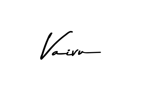 How to make Vaivu name signature. Use Asem Kandis PERSONAL USE style for creating short signs online. This is the latest handwritten sign. Vaivu signature style 9 images and pictures png