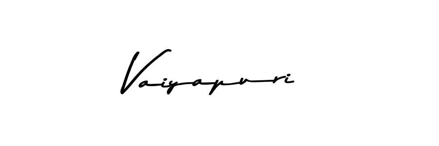 How to make Vaiyapuri name signature. Use Asem Kandis PERSONAL USE style for creating short signs online. This is the latest handwritten sign. Vaiyapuri signature style 9 images and pictures png