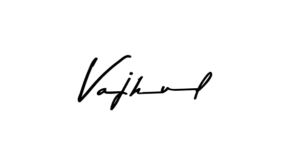 Design your own signature with our free online signature maker. With this signature software, you can create a handwritten (Asem Kandis PERSONAL USE) signature for name Vajhul. Vajhul signature style 9 images and pictures png