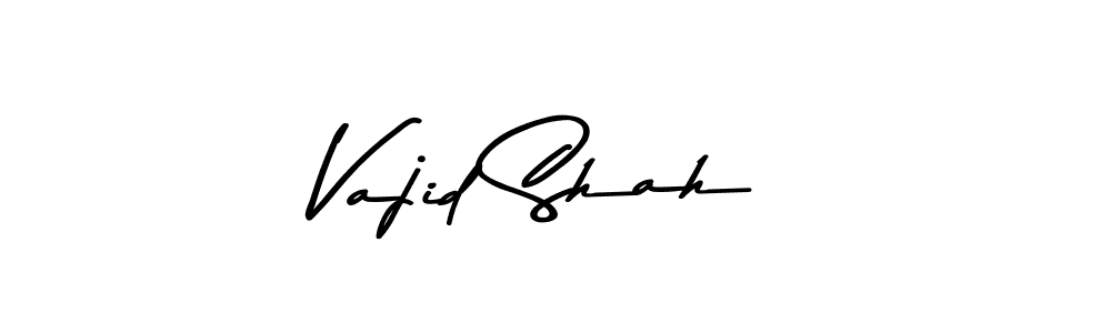 Vajid Shah stylish signature style. Best Handwritten Sign (Asem Kandis PERSONAL USE) for my name. Handwritten Signature Collection Ideas for my name Vajid Shah. Vajid Shah signature style 9 images and pictures png