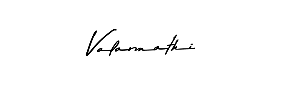 Make a beautiful signature design for name Valarmathi. With this signature (Asem Kandis PERSONAL USE) style, you can create a handwritten signature for free. Valarmathi signature style 9 images and pictures png
