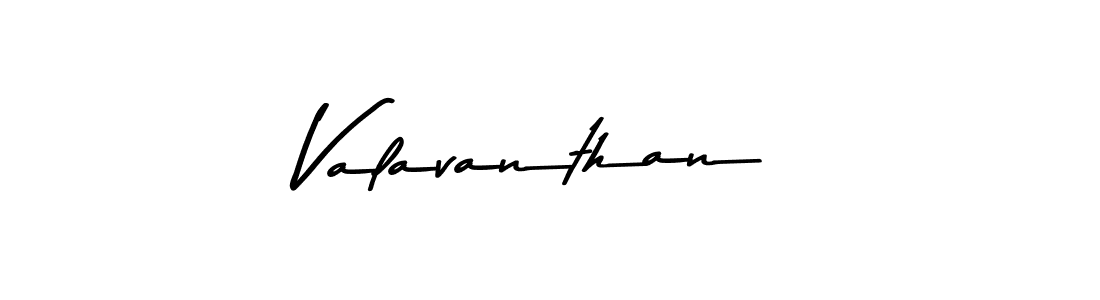 How to make Valavanthan signature? Asem Kandis PERSONAL USE is a professional autograph style. Create handwritten signature for Valavanthan name. Valavanthan signature style 9 images and pictures png