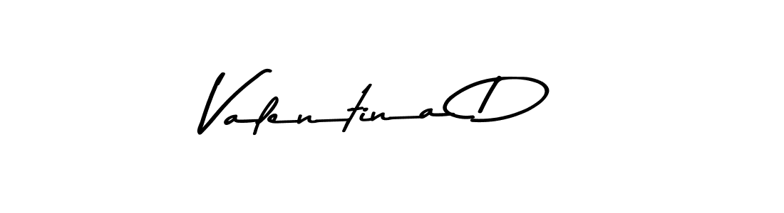 Use a signature maker to create a handwritten signature online. With this signature software, you can design (Asem Kandis PERSONAL USE) your own signature for name Valentina D. Valentina D signature style 9 images and pictures png