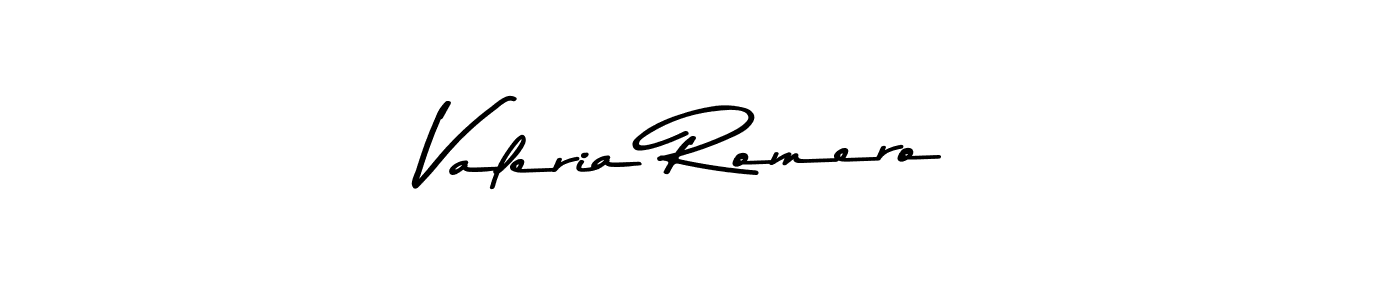 Use a signature maker to create a handwritten signature online. With this signature software, you can design (Asem Kandis PERSONAL USE) your own signature for name Valeria Romero. Valeria Romero signature style 9 images and pictures png