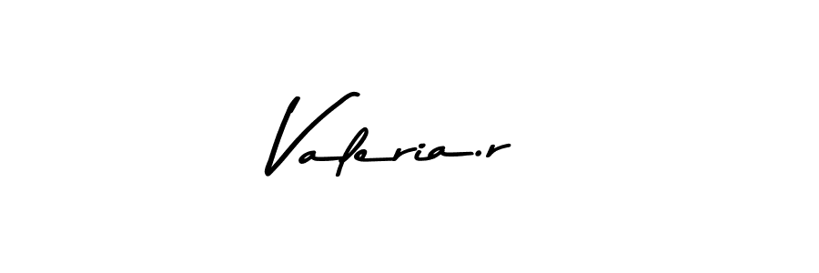 Valeria.r stylish signature style. Best Handwritten Sign (Asem Kandis PERSONAL USE) for my name. Handwritten Signature Collection Ideas for my name Valeria.r. Valeria.r signature style 9 images and pictures png