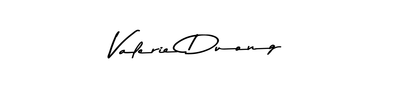 Make a beautiful signature design for name Valerie Duong. With this signature (Asem Kandis PERSONAL USE) style, you can create a handwritten signature for free. Valerie Duong signature style 9 images and pictures png