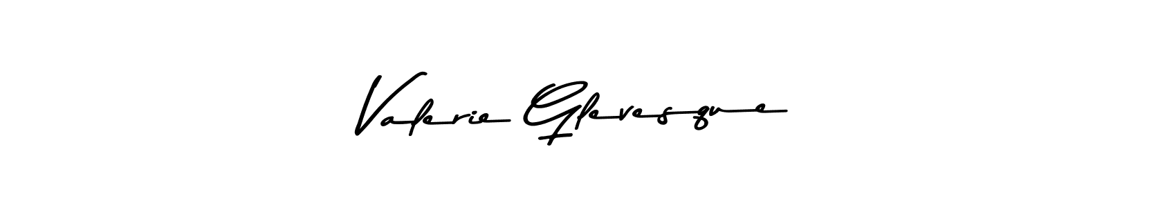 Create a beautiful signature design for name Valerie Glevesque. With this signature (Asem Kandis PERSONAL USE) fonts, you can make a handwritten signature for free. Valerie Glevesque signature style 9 images and pictures png