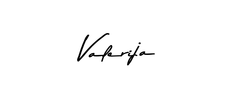 Design your own signature with our free online signature maker. With this signature software, you can create a handwritten (Asem Kandis PERSONAL USE) signature for name Valerija. Valerija signature style 9 images and pictures png