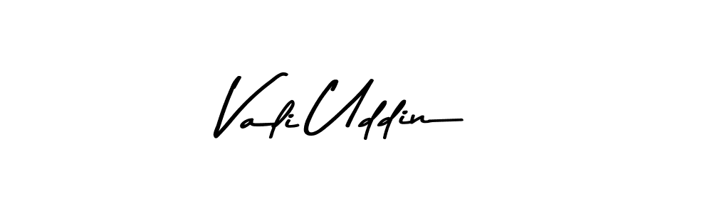 Make a beautiful signature design for name Vali Uddin. Use this online signature maker to create a handwritten signature for free. Vali Uddin signature style 9 images and pictures png