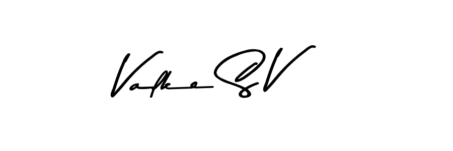 How to Draw Valke S V signature style? Asem Kandis PERSONAL USE is a latest design signature styles for name Valke S V. Valke S V signature style 9 images and pictures png