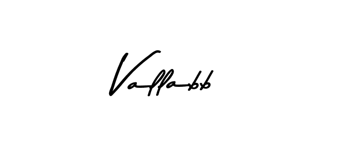 Use a signature maker to create a handwritten signature online. With this signature software, you can design (Asem Kandis PERSONAL USE) your own signature for name Vallabb. Vallabb signature style 9 images and pictures png