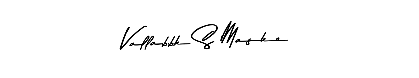 Also we have Vallabbh S Maske name is the best signature style. Create professional handwritten signature collection using Asem Kandis PERSONAL USE autograph style. Vallabbh S Maske signature style 9 images and pictures png