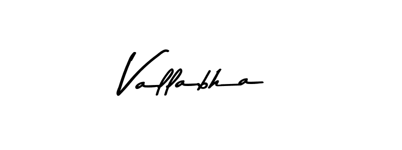 How to make Vallabha name signature. Use Asem Kandis PERSONAL USE style for creating short signs online. This is the latest handwritten sign. Vallabha signature style 9 images and pictures png