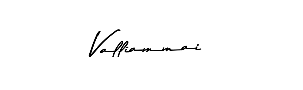Create a beautiful signature design for name Valliammai. With this signature (Asem Kandis PERSONAL USE) fonts, you can make a handwritten signature for free. Valliammai signature style 9 images and pictures png